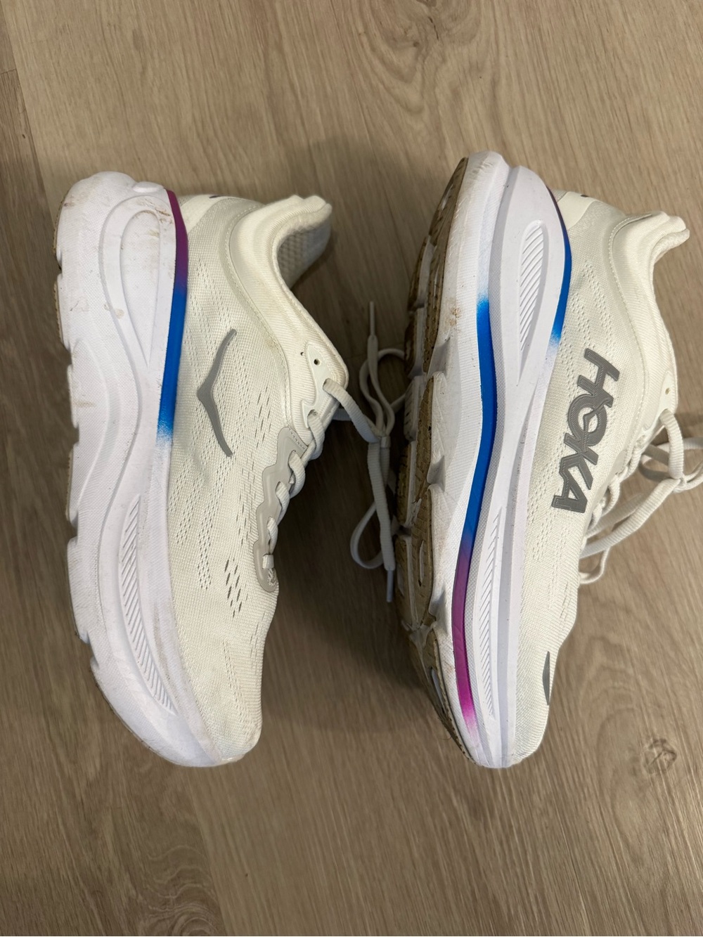 Hoka White Women's Sneakers - Picture 3 of 8